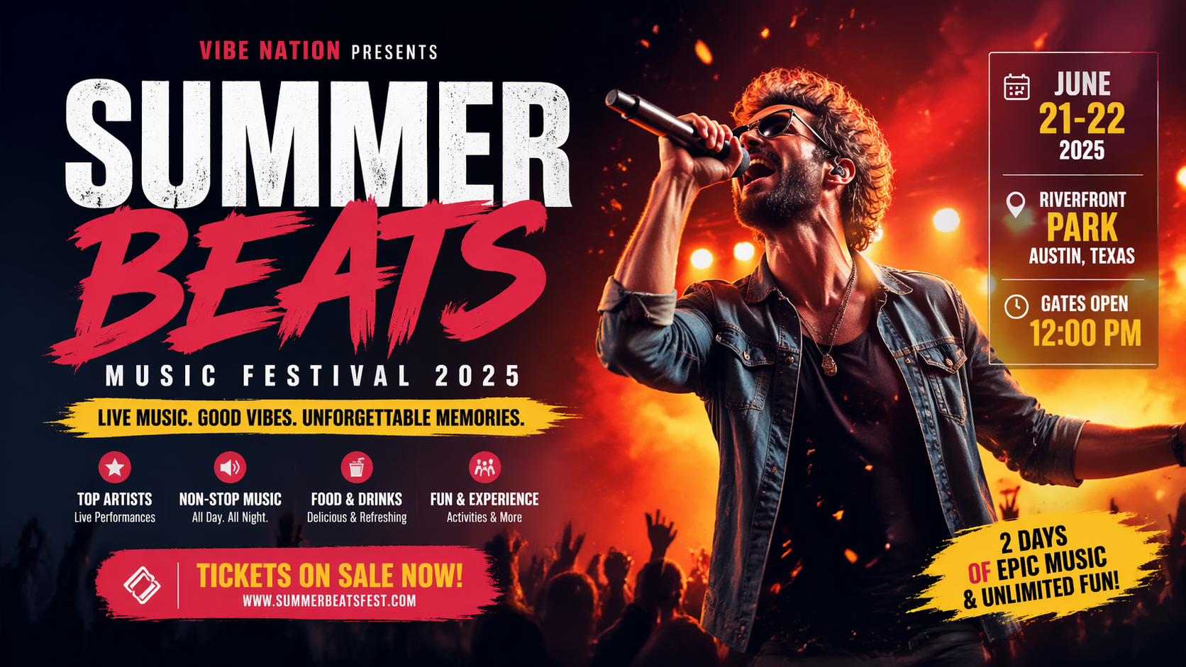 Posters, Flyers, and Menus example