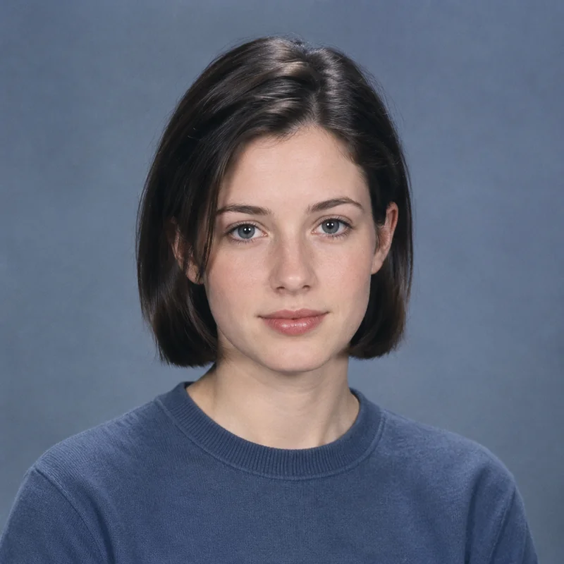 90s Minimalist yearbook style example